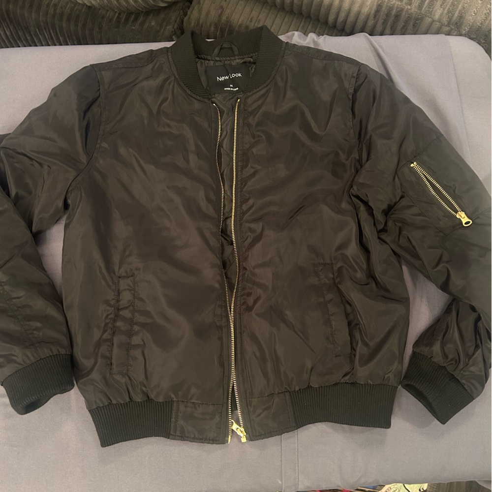 New Look Black Jacket with Gold Accents